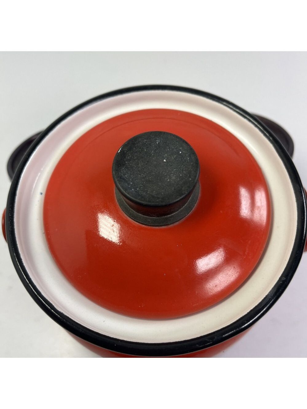 Enamel Kettle Finel Kaj Franck Arabia "Kehrä" Coffee /Tea Pot Finland **READ - Picture 4 of 16